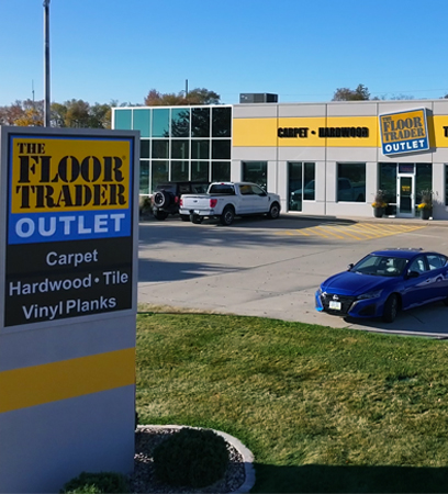 Outside view of floor trader showroom